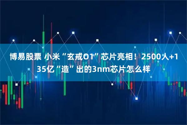 博易股票 小米“玄戒O1”芯片亮相！2500人+135亿“造”出的3nm芯片怎么样