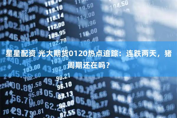 星星配资 光大期货0120热点追踪：连跌两天，猪周期还在吗？