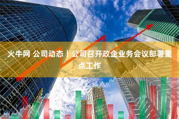 火牛网 公司动态｜公司召开政企业务会议部署重点工作